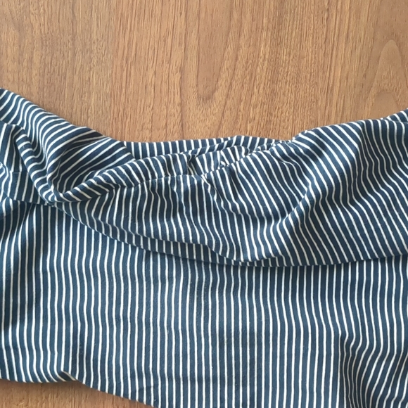 Old Navy maternity dress / navy striped / M - Picture 5 of 5